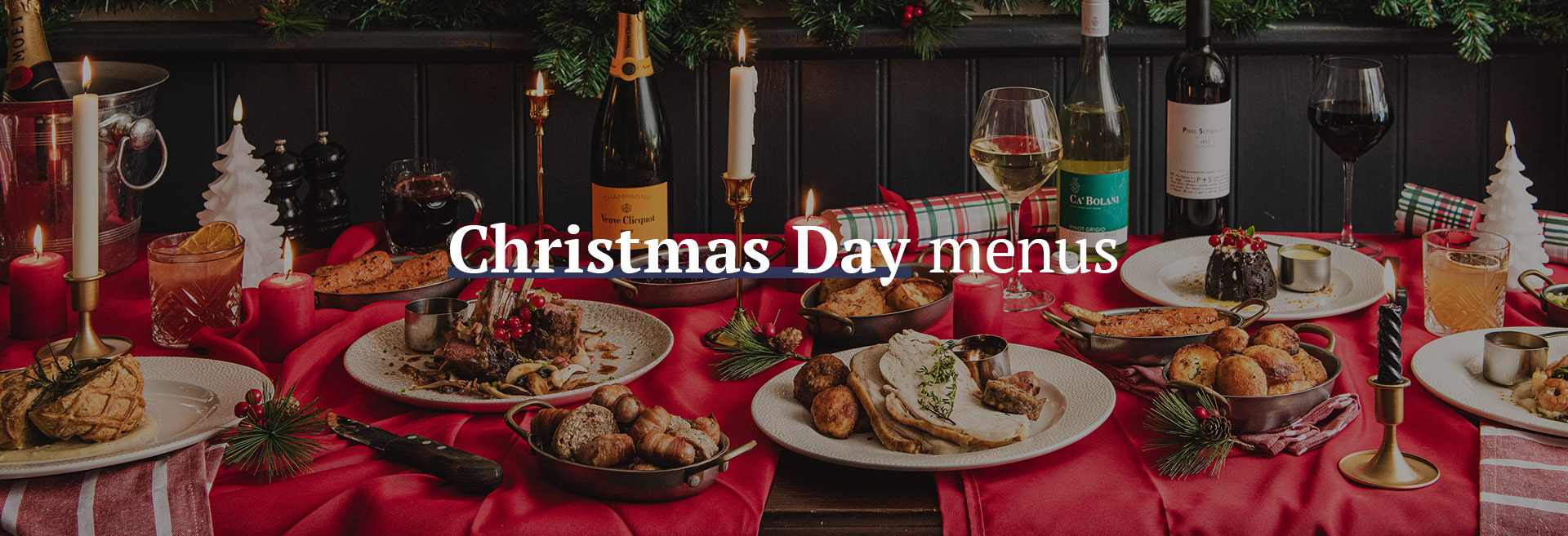 Christmas Day Menu at The Castle Farringdon